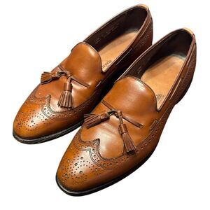 Allen Edmonds Manchester Tan Loafers Men’s US 10.5 C Wingtip